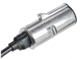 Câble spiralé de liaison 7 broches type N TRAILER CABLE 13, fiche métallique, 24V, 3,5m