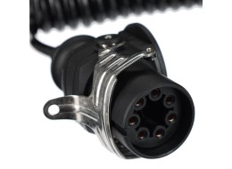 Câble spiralé de liaison EBS 7 broches TRAILER CABLE 14, 24V, 3,5 m
