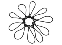 Set d'élastiques de fixation avec bille CARGO CORD SET 3, 15 cm, 10 pcs