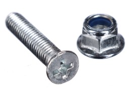 Kit de crochets avec vis pour fixation de filet/bâche sur remorque TRAILER HOOK SET 2, 10 pièces