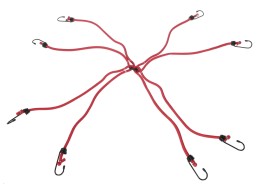Sangles élastiques/élastiques araignée CARGO CORD SPIDER BASIC 80, 80 cm, 8 bras