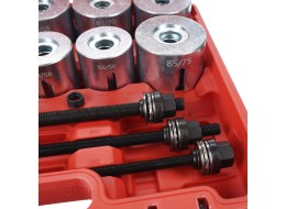 Kit de pressage et d'extraction de roulements et de bagues MECHANIC PULLER SET 3, 27 pièces