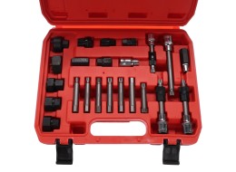 Kit de montage et de démontage de poulies d'alternateur MECHANIC PULLEY SET 3, 24 pièces