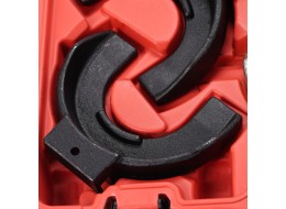 Kit compresseur de ressorts d'amortisseurs avec fourches interchangeables MECHANIC SPRING SET 5