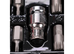 Coffret d'embouts Torx en métal MECHANIC TORX SET 1, 40 pièces