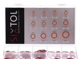 Kit de rondelles d'étanchéité en cuivre MECHANIC RING SET 2, M5–M20, 300 pièces