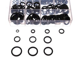 Ensemble d'anneaux d'étanchéité en NBR et acier MECHANIC RING SET 3, M6–M24, 180 pièces