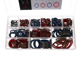 Ensemble de joints hydrauliques avec collerette en caoutchouc MECHANIC RING SET 4, 245 pièces