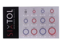 Ensemble de joints hydrauliques avec collerette en caoutchouc MECHANIC RING SET 4, 245 pièces