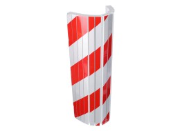 Protecteur en mousse auto-adhésif pour poteau de garage CAR PARK GUARD POLE 1, 18 x 38 x 1,5 cm, 2 p