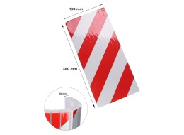 Protecteur en mousse auto-adhésif pour poteau de garage CAR PARK GUARD POLE 1, 18 x 38 x 1,5 cm, 2 p