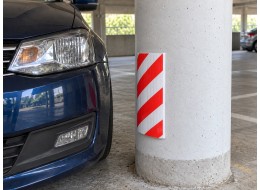 Protecteur en mousse auto-adhésif pour poteau de garage CAR PARK GUARD POLE 1, 18 x 38 x 1,5 cm, 2 p