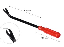 Fourche longue coudée pour démontage de garnitures et intérieur MECHANIC TRIM ONE 12