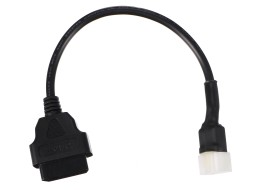 Adaptateur OBD-II 6 broches pour motos Delphi MECHANIC CABLE 12