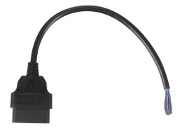 Câble rallonge OBD-II femelle 16 broches, terminé par des câbles de 30 cm MECHANIC CABLE 27