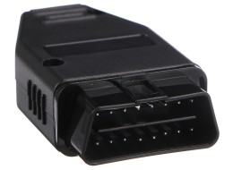 Fiche OBD-II 16 broches pour montage de votre propre câble MECHANIC CABLE 29, noire