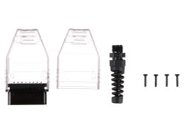 Fiche OBD-II 16 broches pour montage de votre propre câble MECHANIC CABLE 30, transparente