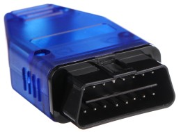 Fiche OBD-II 16 broches pour montage de votre propre câble MECHANIC CABLE 31, bleue