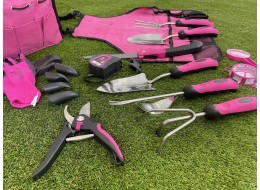Ensemble d'outils de jardin GARDEN PINK 12