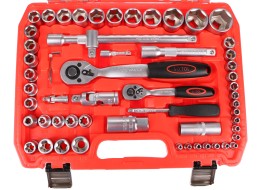 Coffret à douilles CRV 108 professionnel - garantie 6 ans SIXTOL SIX