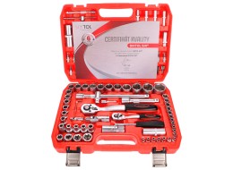 Coffret à douilles CRV 108 professionnel - garantie 6 ans SIXTOL SIX