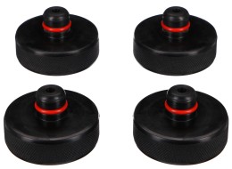Jeu de cales en caoutchouc pour cric JACK PAD SET 4T pour véhicules Tesla, tige 24 mm, 4 pièces