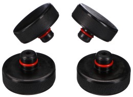 Jeu de cales en caoutchouc pour cric JACK PAD SET 4T pour véhicules Tesla, tige 24 mm, 4 pièces