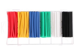 Kit de gaines thermorétractables MECHANIC TUBE SET 128, 128 pcs