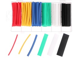 Kit de gaines thermorétractables MECHANIC TUBE SET 128, 128 pcs