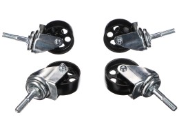 Roues mobiles pour cric de transmission SX TRANSMISSION JACK 0,5T, 4 pcs - pièce de rechange