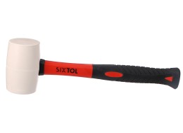 Maillet en caoutchouc TPR HAMMER 450, blanc, 450 g, 330 mm