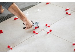 Kit de cales de nivellement LEVEL SYSTEM T-HOLD 3 mm, 500 pièces