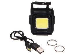 Lampe multifonction porte-clés avec aimant LAMP KEY 2, 900 lm, COB LED, USB