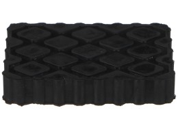 Tampon en caoutchouc pour cric automobile JACK PAD 16, 120x80x20 mm