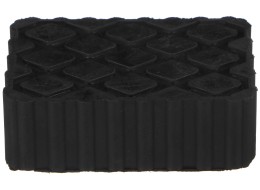 Tampon en caoutchouc pour cric automobile JACK PAD 17, 120x80x40 mm
