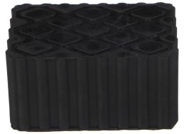 Tampon en caoutchouc pour cric automobile JACK PAD 18, 120x80x60 mm