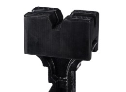 Tampon en caoutchouc pour béquille de voiture MECHANIC CAR STAND PRO, 83x44x51 mm