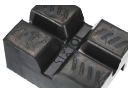 Tampon en caoutchouc pour béquille de voiture pliable MECHANIC CAR STAND, 83x62x40 mm