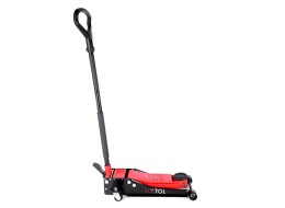 Cric hydraulique mobile robuste 3 t profil bas, avec pédale SX JACK PEDAL 3T BLACK