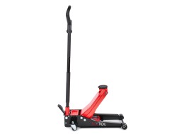 Cric hydraulique mobile robuste 3 t profil bas, avec pédale SX JACK PEDAL 3T BLACK