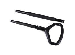 Cric hydraulique mobile robuste 3 t profil bas, avec pédale SX JACK PEDAL 3T BLACK