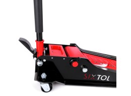 Cric hydraulique mobile heavy-duty 4T profil bas, avec pédale SX JACK PEDAL 4T BLACK