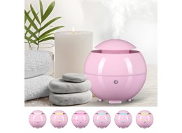 Diffuseur d'arômes Globe rose brillant 150 ml