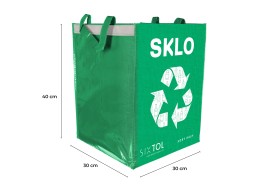 Sacs pour tri sélectif SORT EASY 4 METAL, 30x30x40cm, 4x36l, 4 pièces