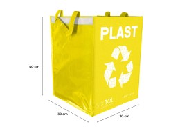 Sac pour tri sélectif SORT EASY PLASTIC, 30x30x40cm, 36l