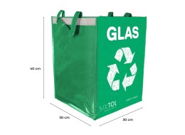 Sacs pour déchets triés SORT EASY 3 BASIC DE, 30 x 30 x 40 cm, 3 x 36 l, 3 pcs