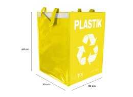 Sacs pour déchets triés SORT EASY 3 BASIC DE, 30 x 30 x 40 cm, 3 x 36 l, 3 pcs