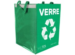 Ensemble de sacs pour tri sélectif SORT EASY 3 BASIC FR, 30 x 30 x 40 cm, 3 x 36 l, 3 pièces