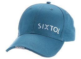 Casquette avec lumière LED B-CAP 25 lm, rechargeable, USB, taille universelle, bleue