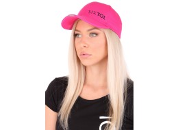 Casquette avec lampe LED B-CAP 25lm, rechargeable, USB, taille universelle, rose